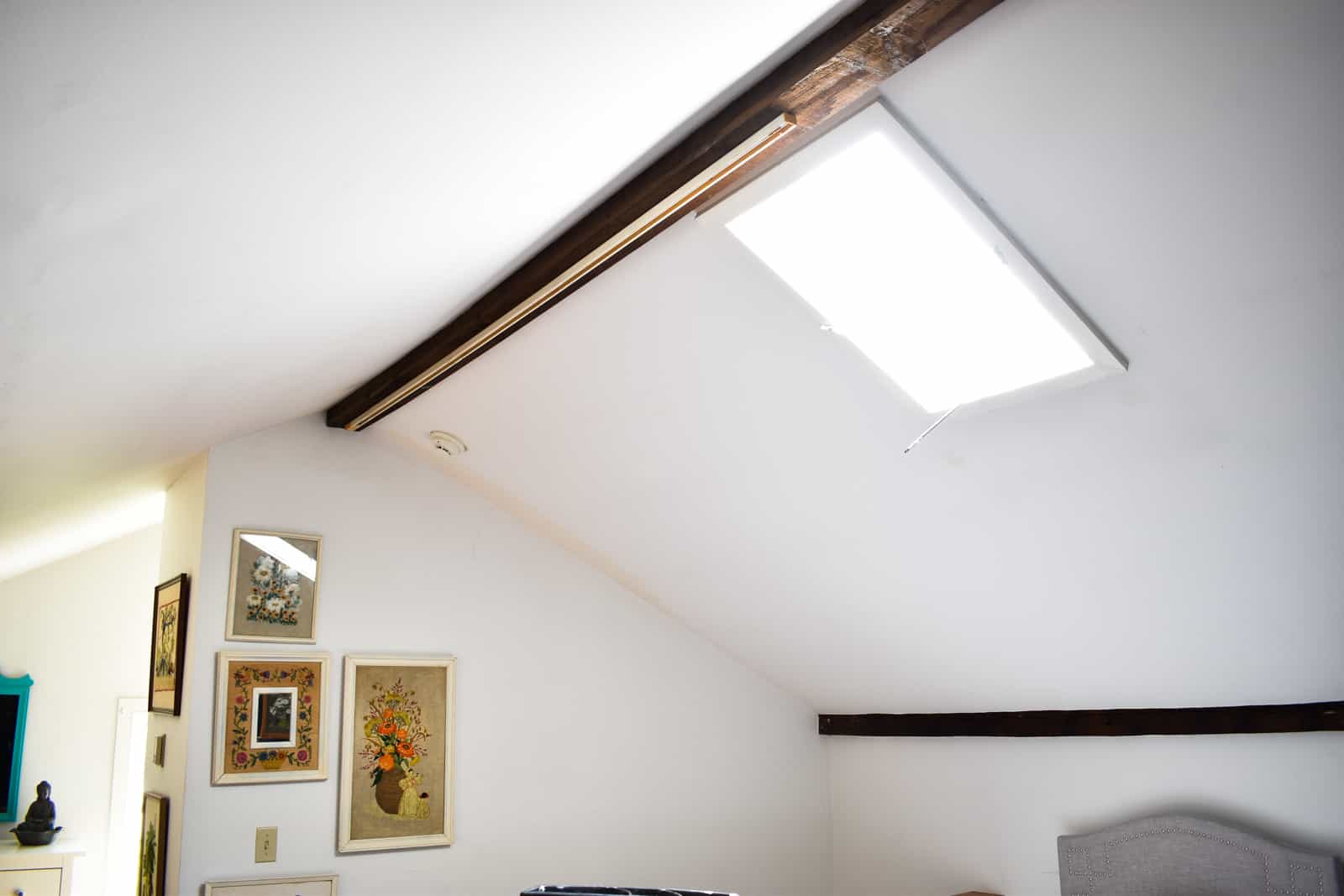 old track lighting in third floor