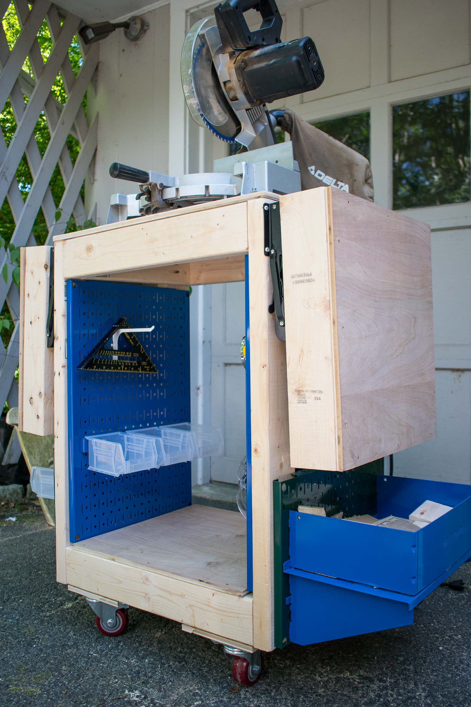 accessories for miter saw cart