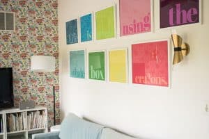Simple DIY Rainbow Art