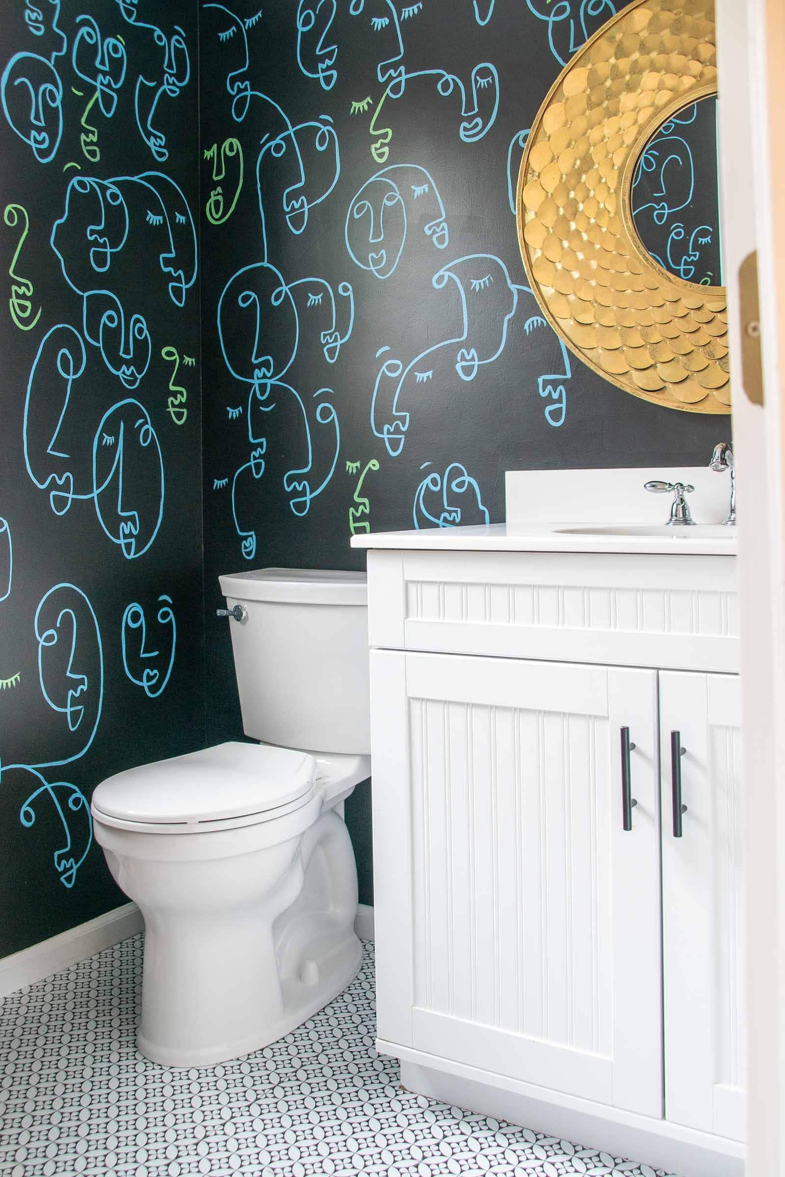 powder room reveal