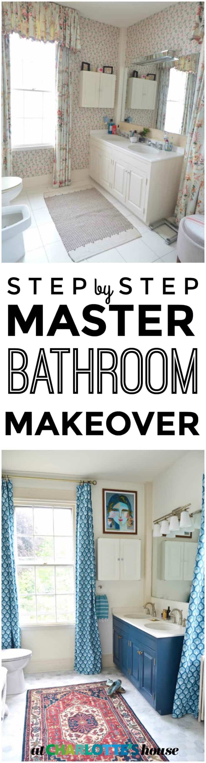 chic and modern master bathroom makeover
