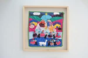 Fabric Framed and Jewelry Tamed