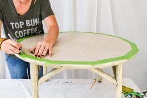 trim the tape with a sharp blade