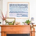 decorating a mantel