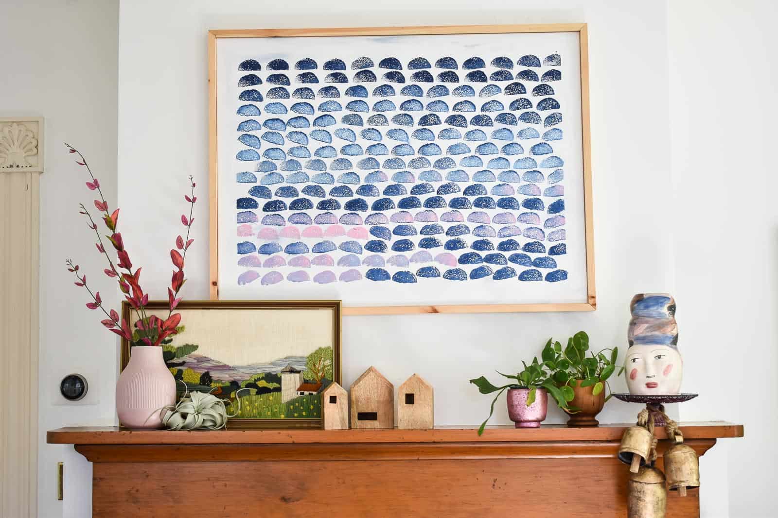 styling a fun mantel