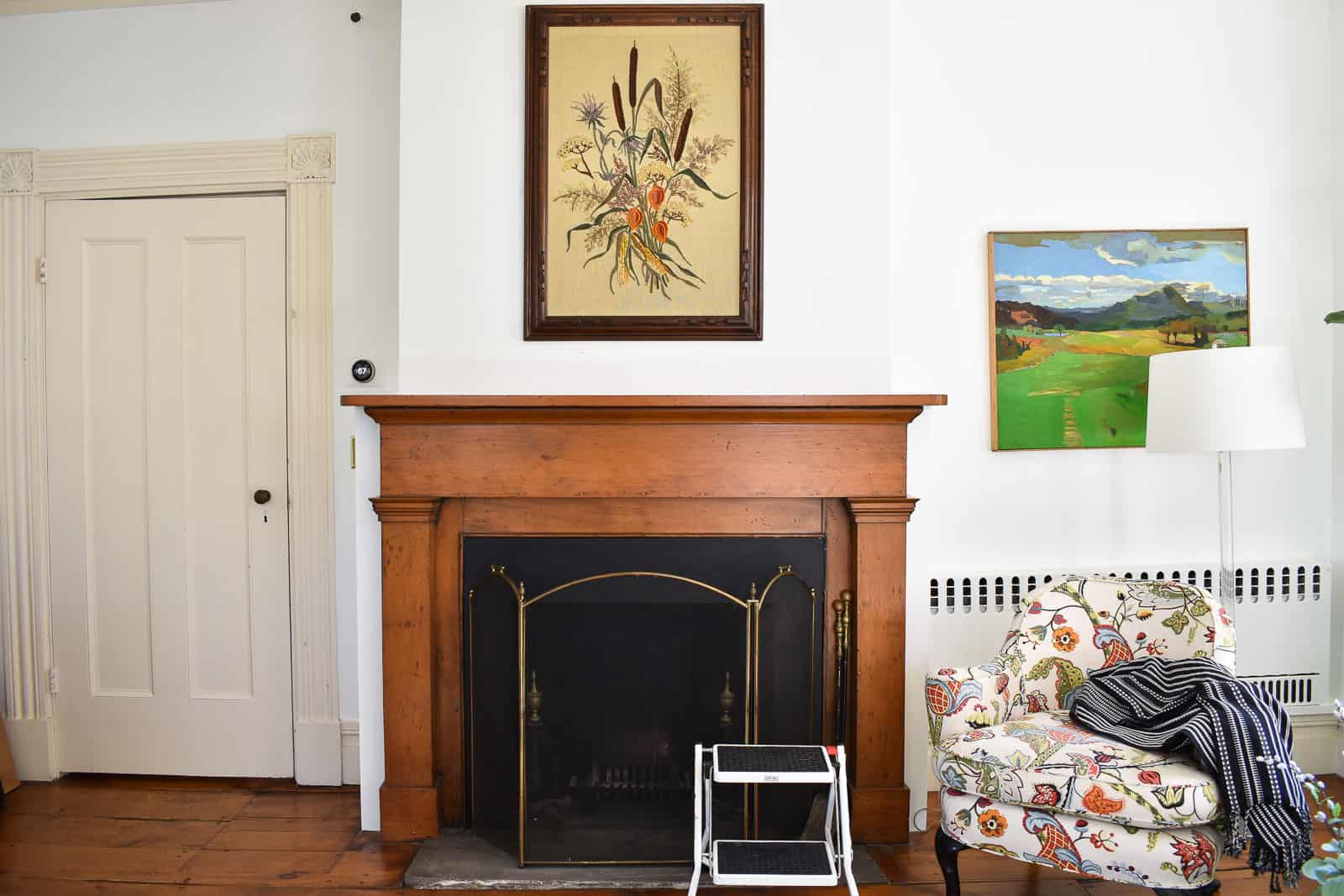 find a focal point for your mantal