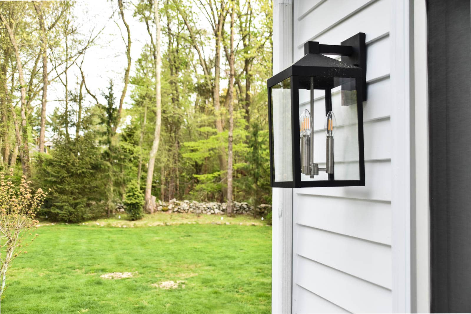 new exterior lights on our home