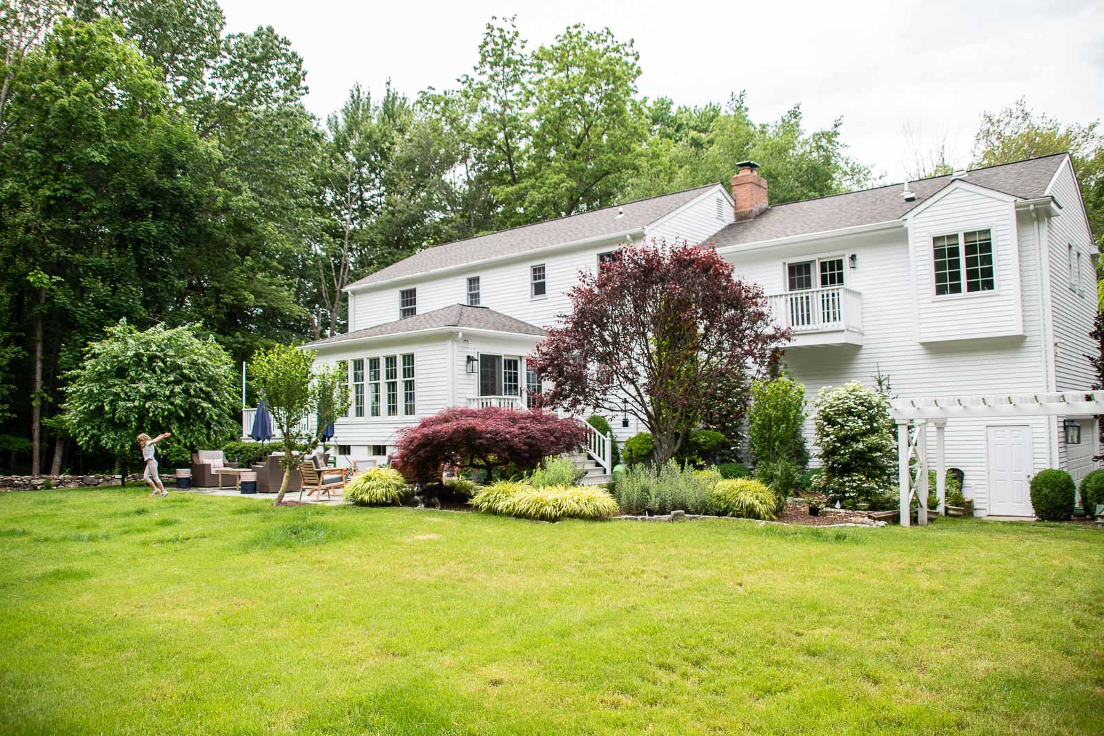 back exterior of our house