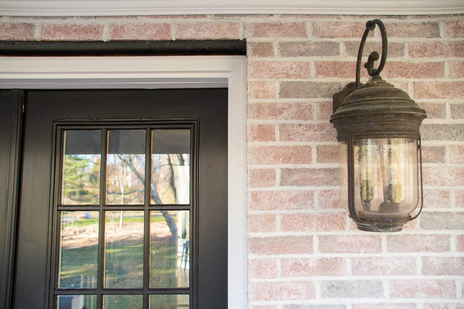 detail of exterior lights