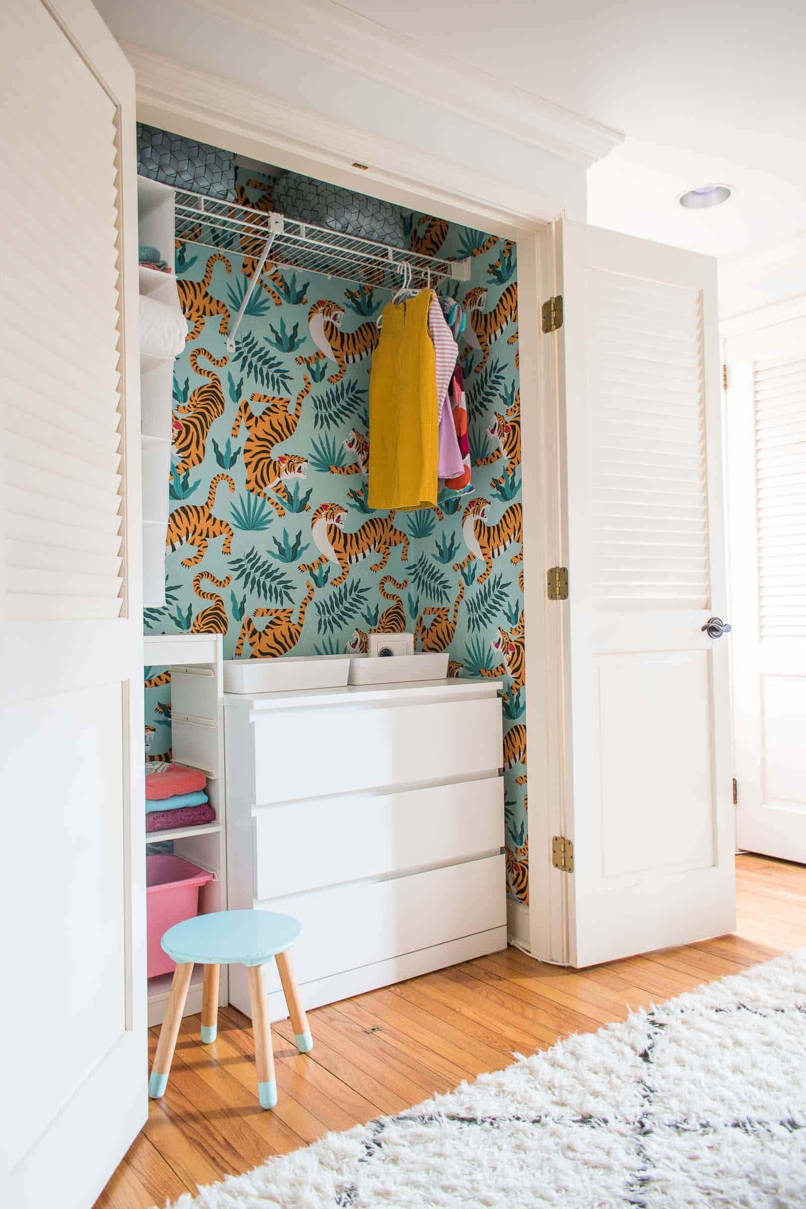 closet makeover after