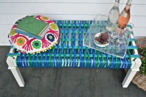 Coffee Table Turned Nylon Bench